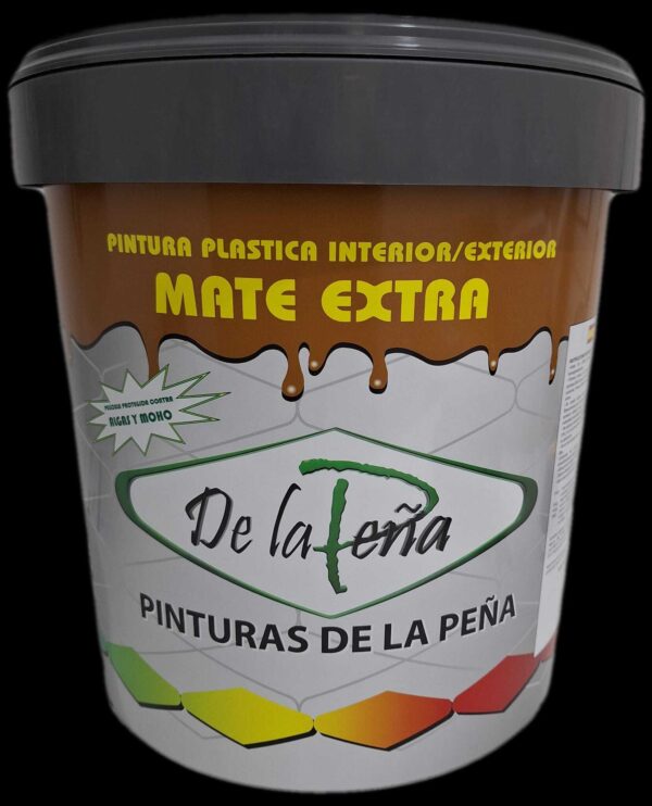 Pintura plástica mate para interior y exterior